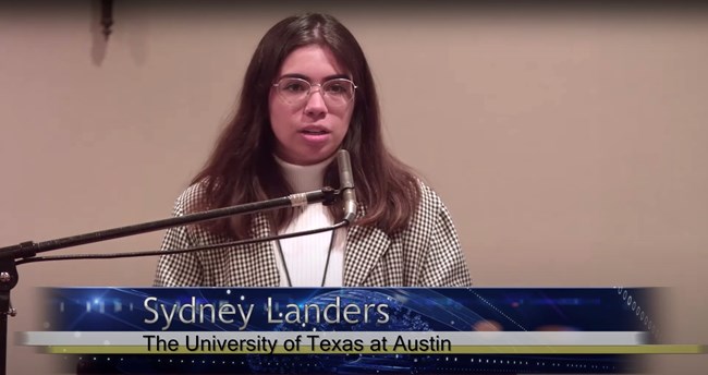 Sydney Landers, University of Texas at Austin School of Architecture. Watch a non-audio described version of this presentation on YouTube.