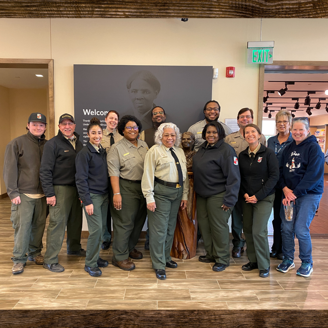 Team Tubman Group photo of Maryland State Park Rangers
