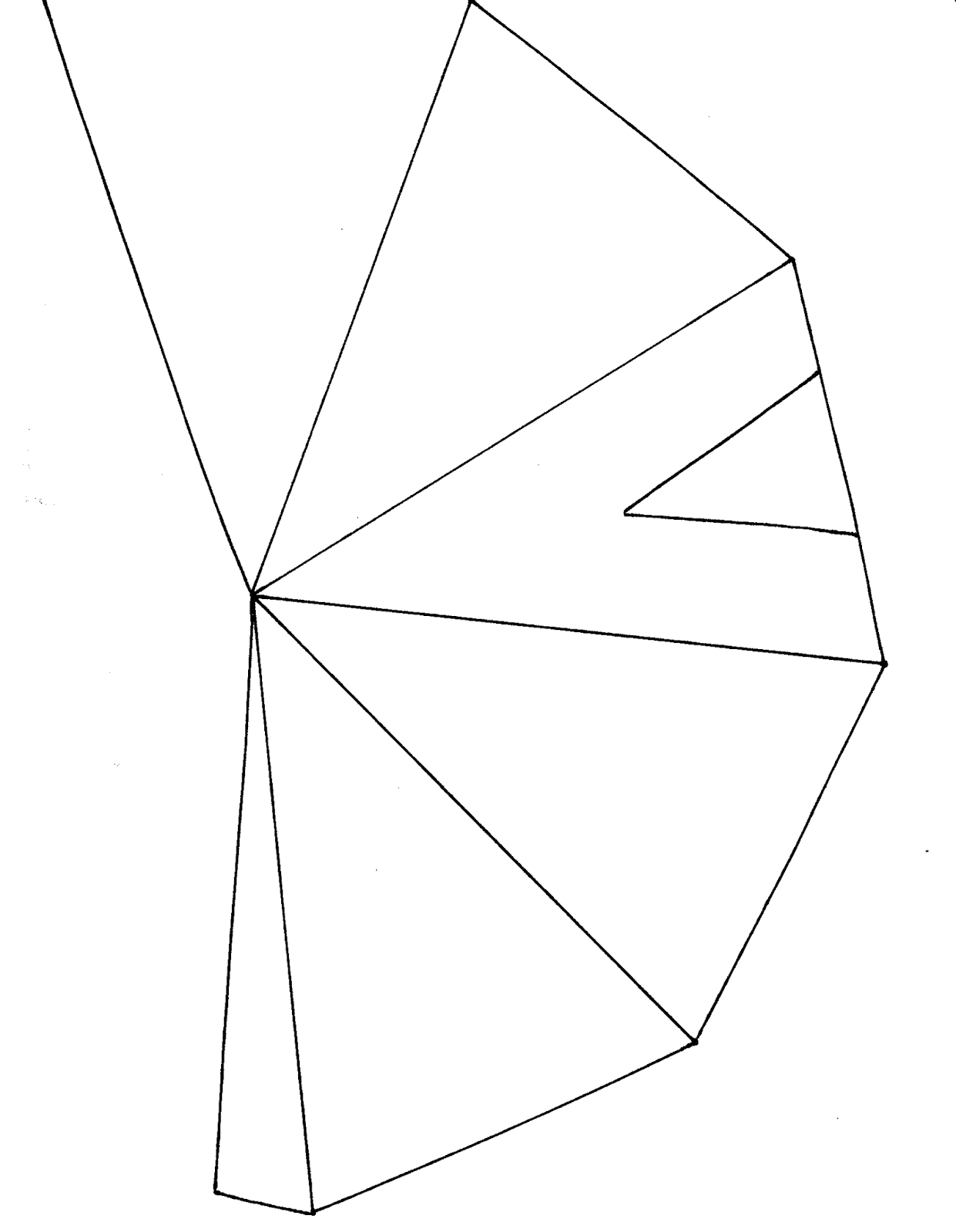 Tipi Template black and white outline of tipi