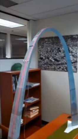 TThree Dimensional Scale Model of the Arch. TThree Dimensional Scale Model of the Arch.