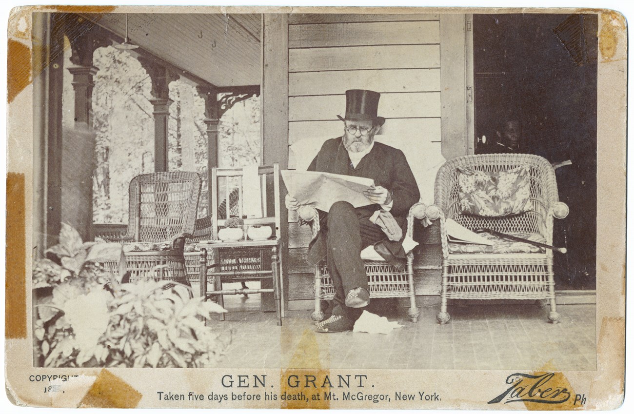 Ulysses S. Grant Four Days Before His Death