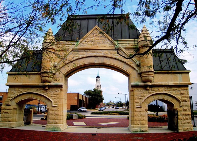 Chicago's Union Stockyard Gate, Chicago.