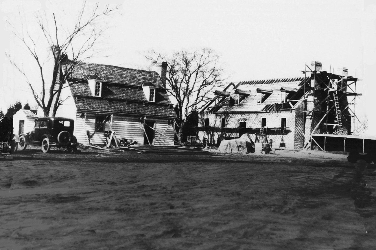 Construction of the Colonial Kitchen and the Memorial House Museum