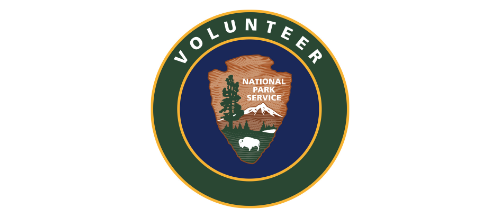 The official logo of the Volunteers-In-Parks program.