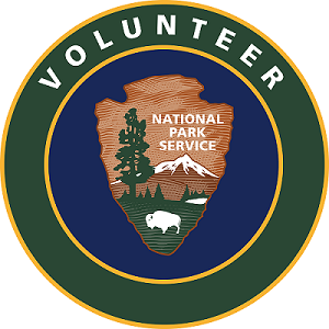 The official logo for the Volunteers-In-Parks program.