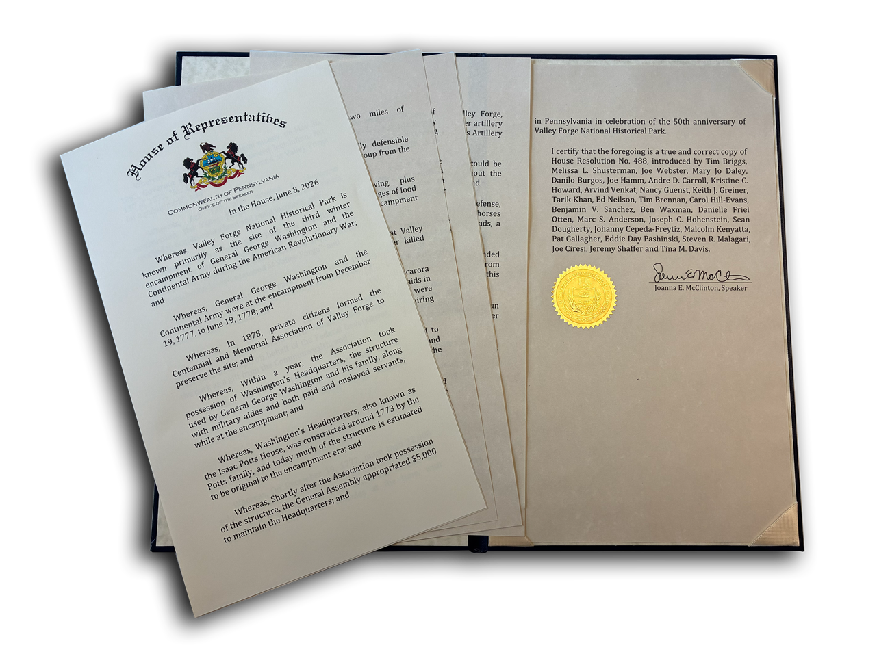 Typed Documentation of House Resolution
