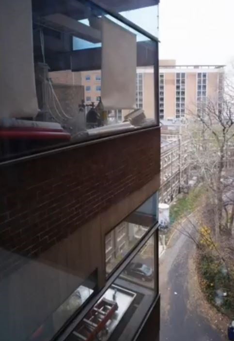 View from Tower C Connector, circa 2012.