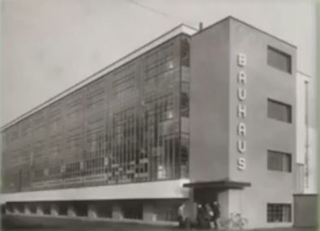 Walter Gropius Bauhaus in Dessau. Walter Gropius Bauhaus in Dessau.
