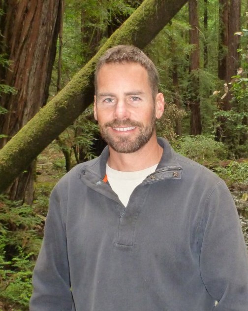 Portrait of Steve in a redwood forest.