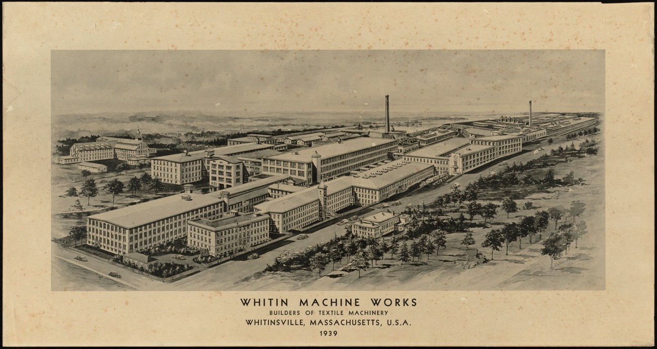 Image of large mill building