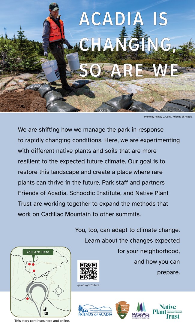 Thumbnail image of Changing Acadia wayside panel