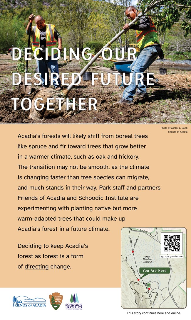 Thumbnail of Changing Acadia wayside panel Thumbnail of Changing Acadia wayside panel