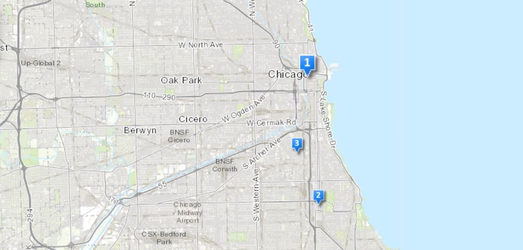 Map of Chicago