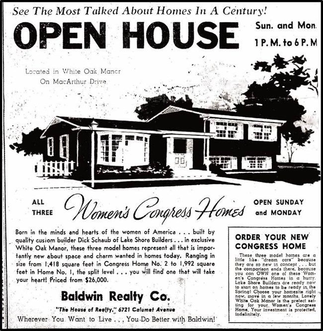 Women’s Congress Homes. Women’s Congress Homes.