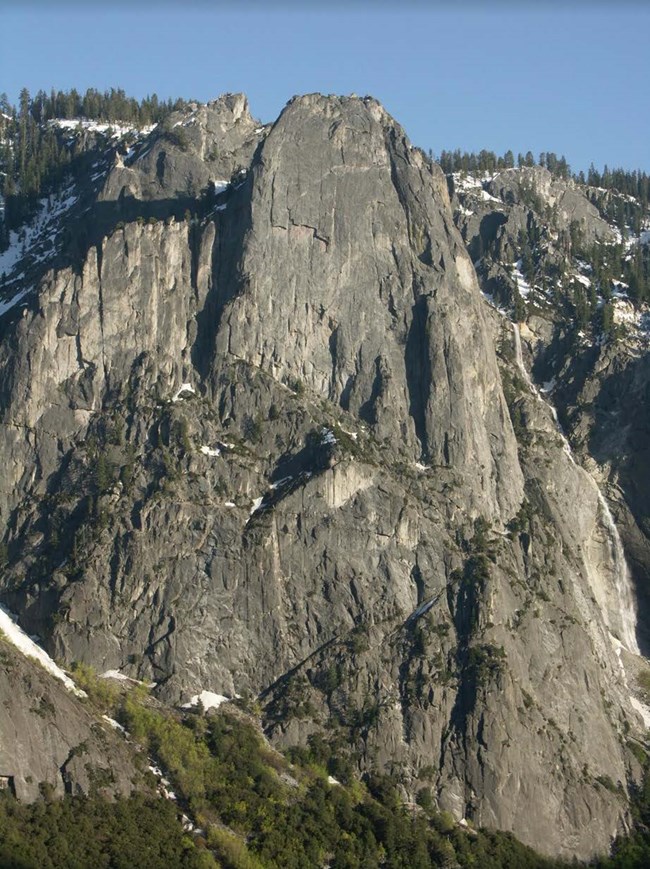 large granite cliff face