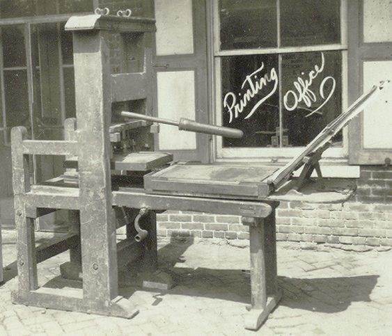 The First Printing Press in New Mexico (U.S. National Park Service)