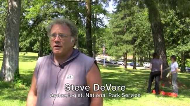 Steven De Vore, NPS Archeologist Steven De Vore, NPS Archeologist