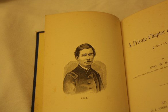 First Lieutenant George W. Bailey a picture taken from a inside cover of a book