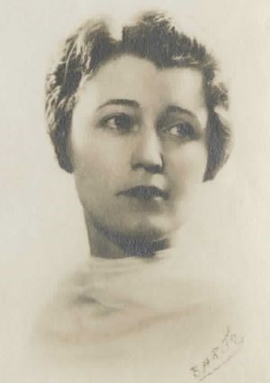 Studio portrait of Beatrice Ball