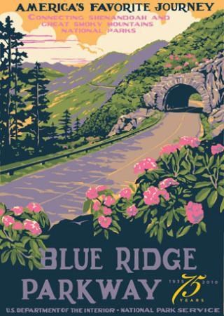 a colorful poster of the parkway