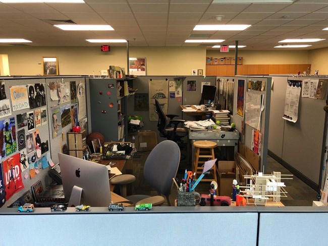 book designer's office