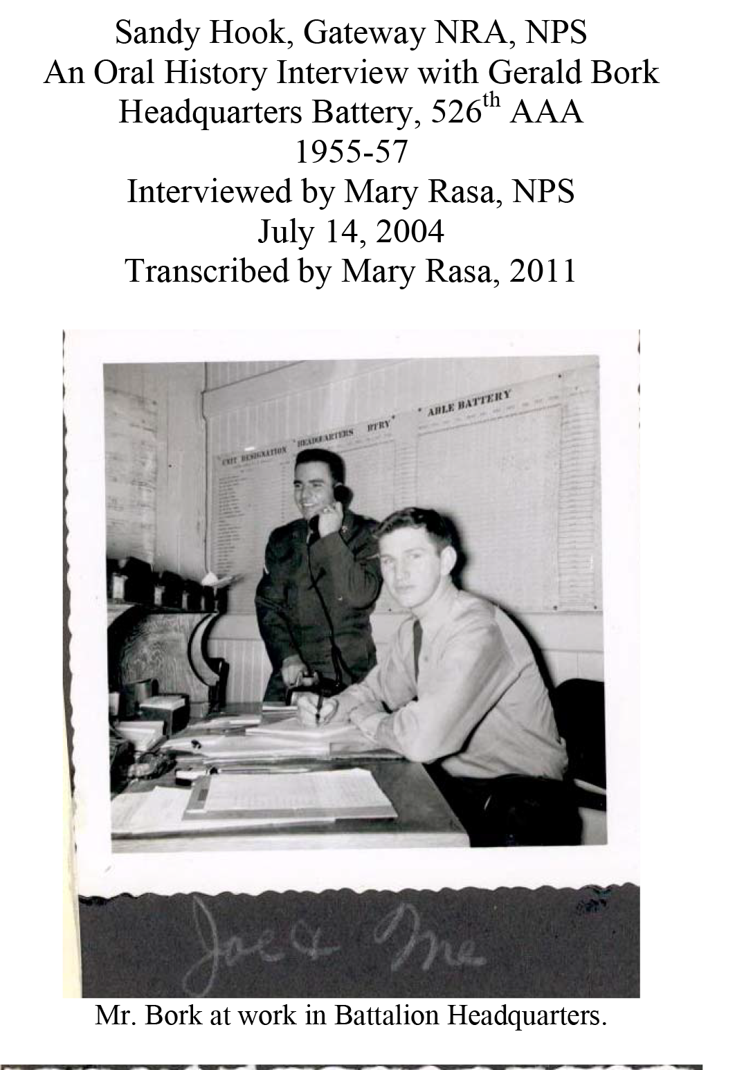 Soldier working at a desk