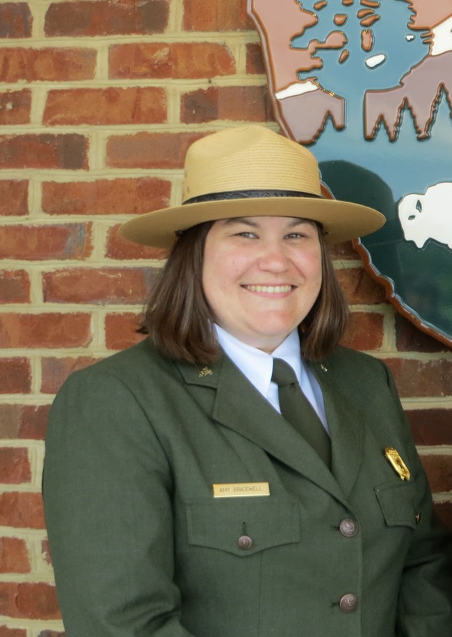 A woman in an NPS Uniform