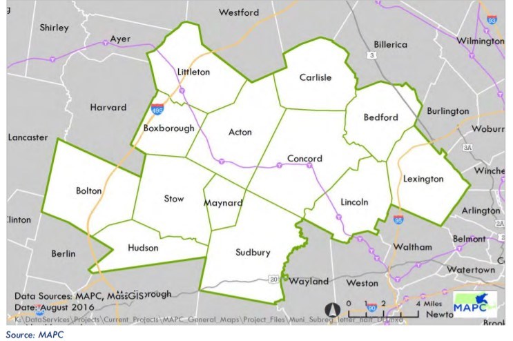 The MAGIC region is rich with water resources. Approximately 70% of the region is part of the Sudbury, Assabet, and Concord Wild and Scenic River watershed.