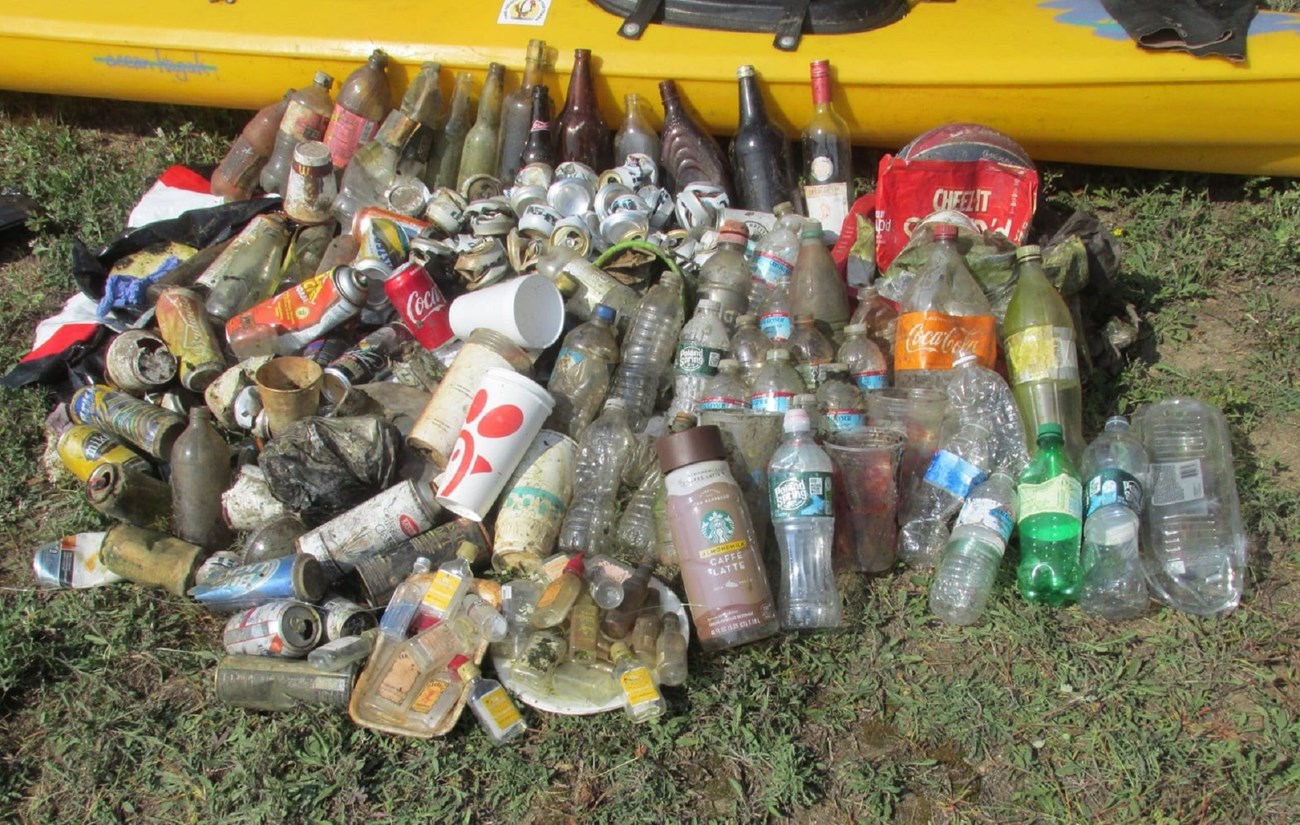Litter taken out of the rivers from OARS’ 2020 Team Up Clean Up 3-day event. Plastic, tires and litter are the most visible pollution. OARS also monitors stormwater runoff and other sources of water pollution through its citizen science-based water qualit