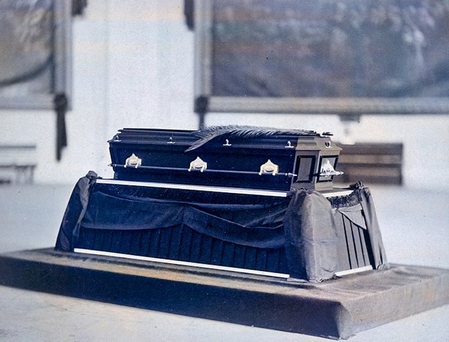 Coffin Coffin of James A. Garfield