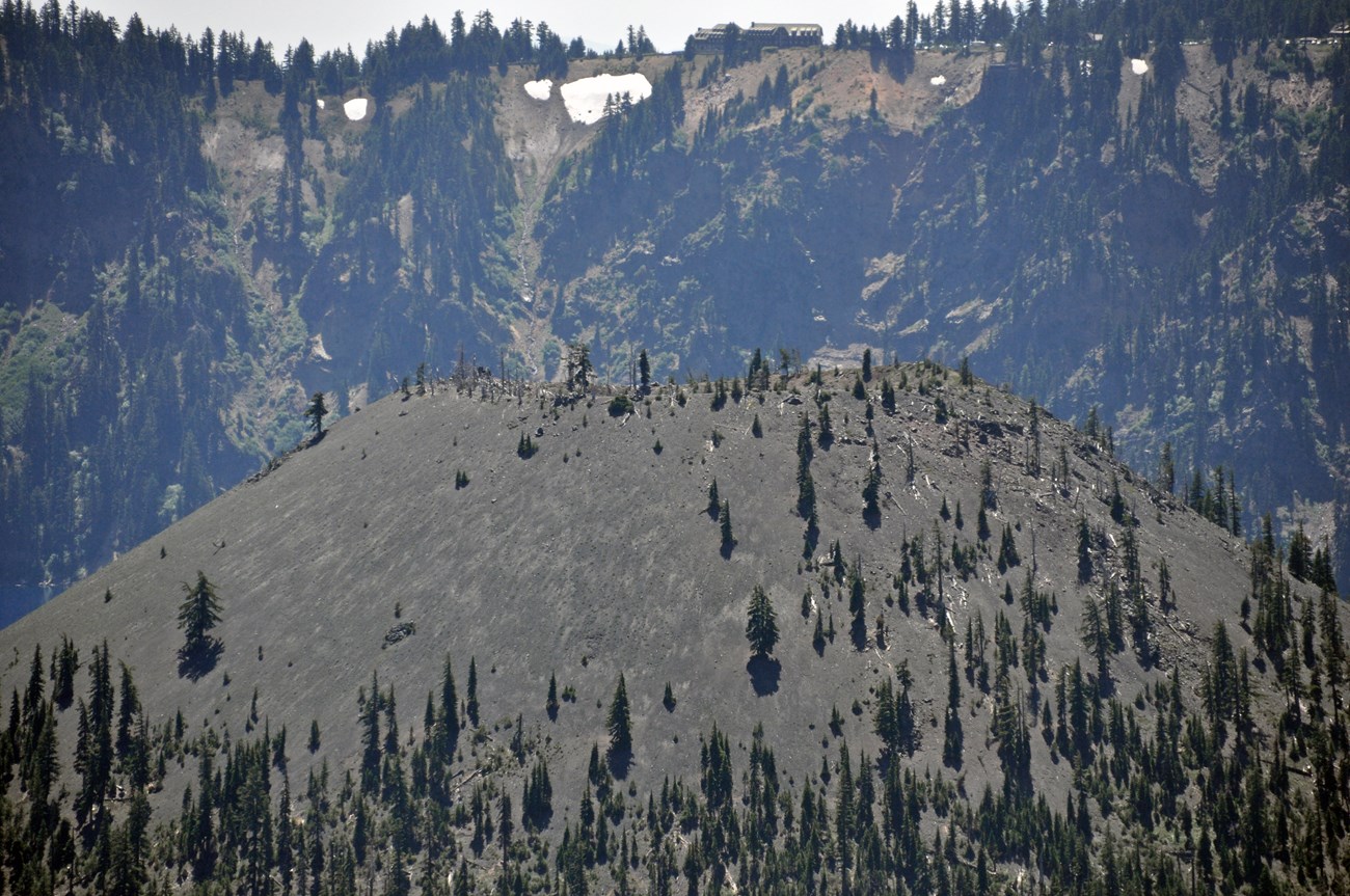 crla wizard island James St John Wizard Island cinder cone in Crater Lake. Crater Lake National Park, Oregon.
