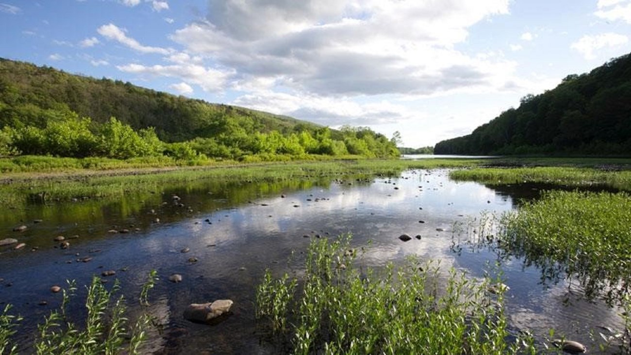 A beautiful view of the Delaware River. Photo credit: Tim Palmer. A beautiful view of the Delaware River. Photo credit: Tim Palmer.