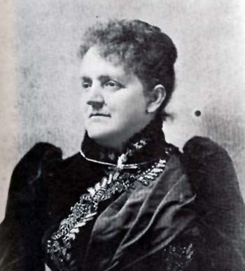 Black and white portrait of Mary Hemenway