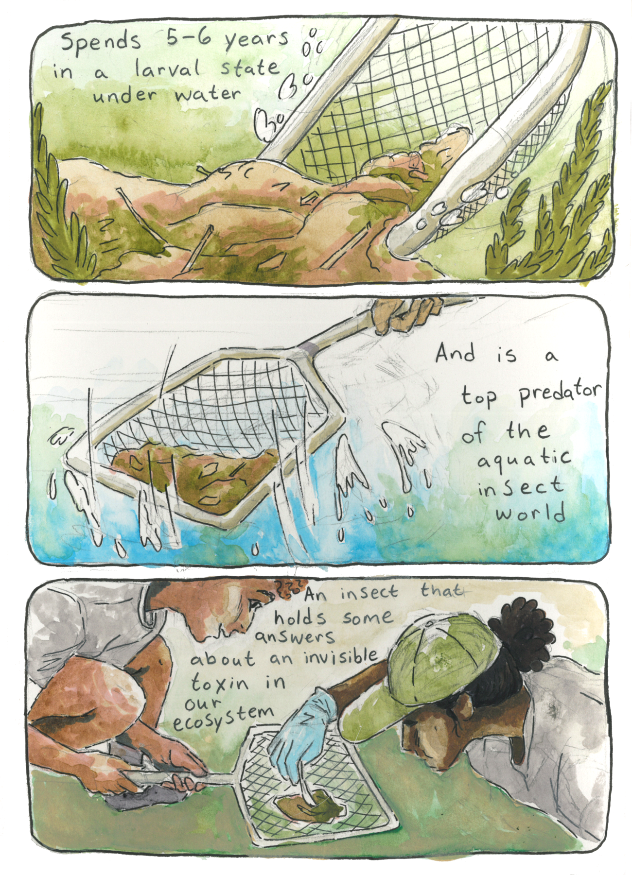 Page two of graphic narrative; alt text provided below.