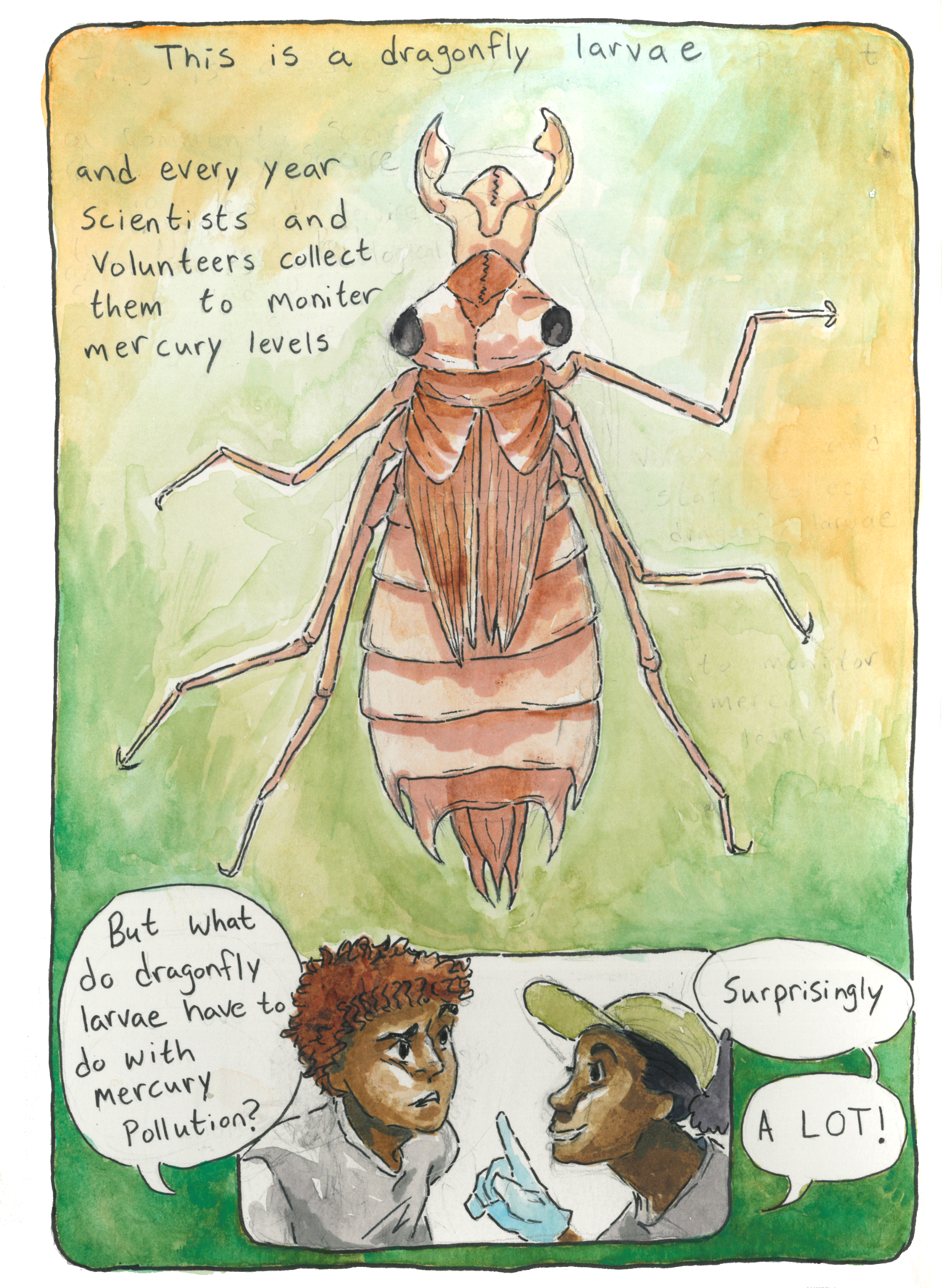 Page three of graphic narrative; alt text provided below.