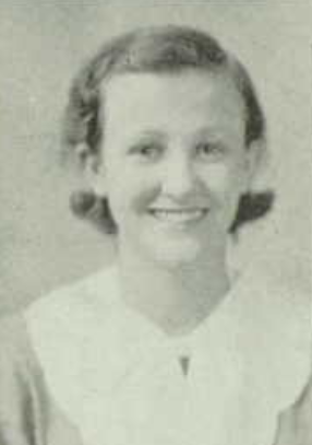 Yearbook photo of a smiling Violet Markle