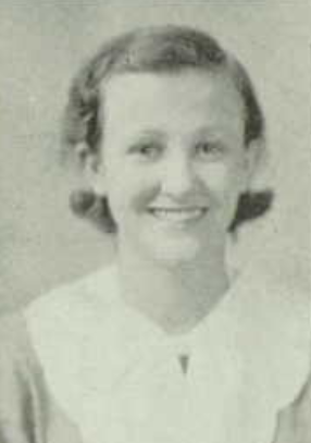 Violet Markle Yearbook photo of a smiling Violet Markle