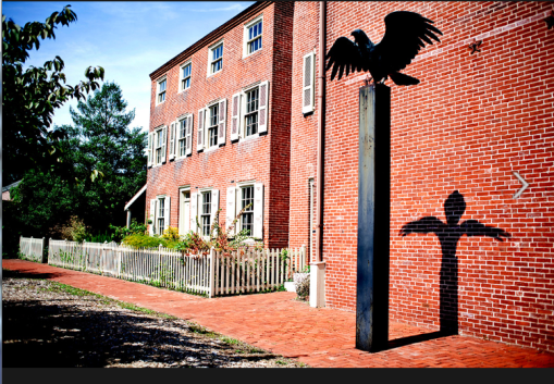 Edgar Allen Poe National Historic Site a home made made of red brick