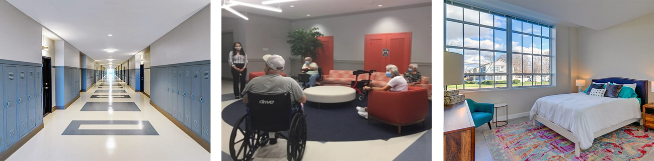 Interior views of East Haven High School