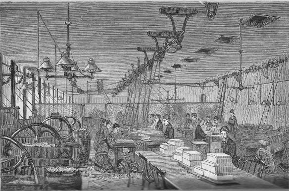 femaletreasuryworkers a group of females working at the treasury department