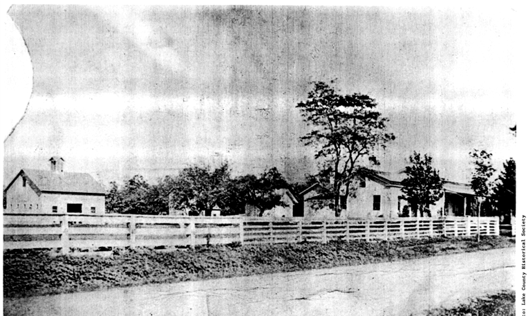 Garfield farm fence black and white photo of a farm