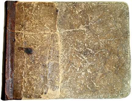 The old, rectangular book, but the pages are cleaner looking and the cover is whole.