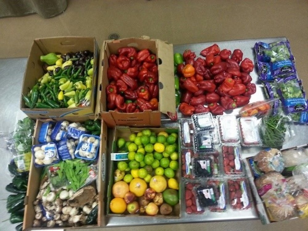Various fruits and vegetables