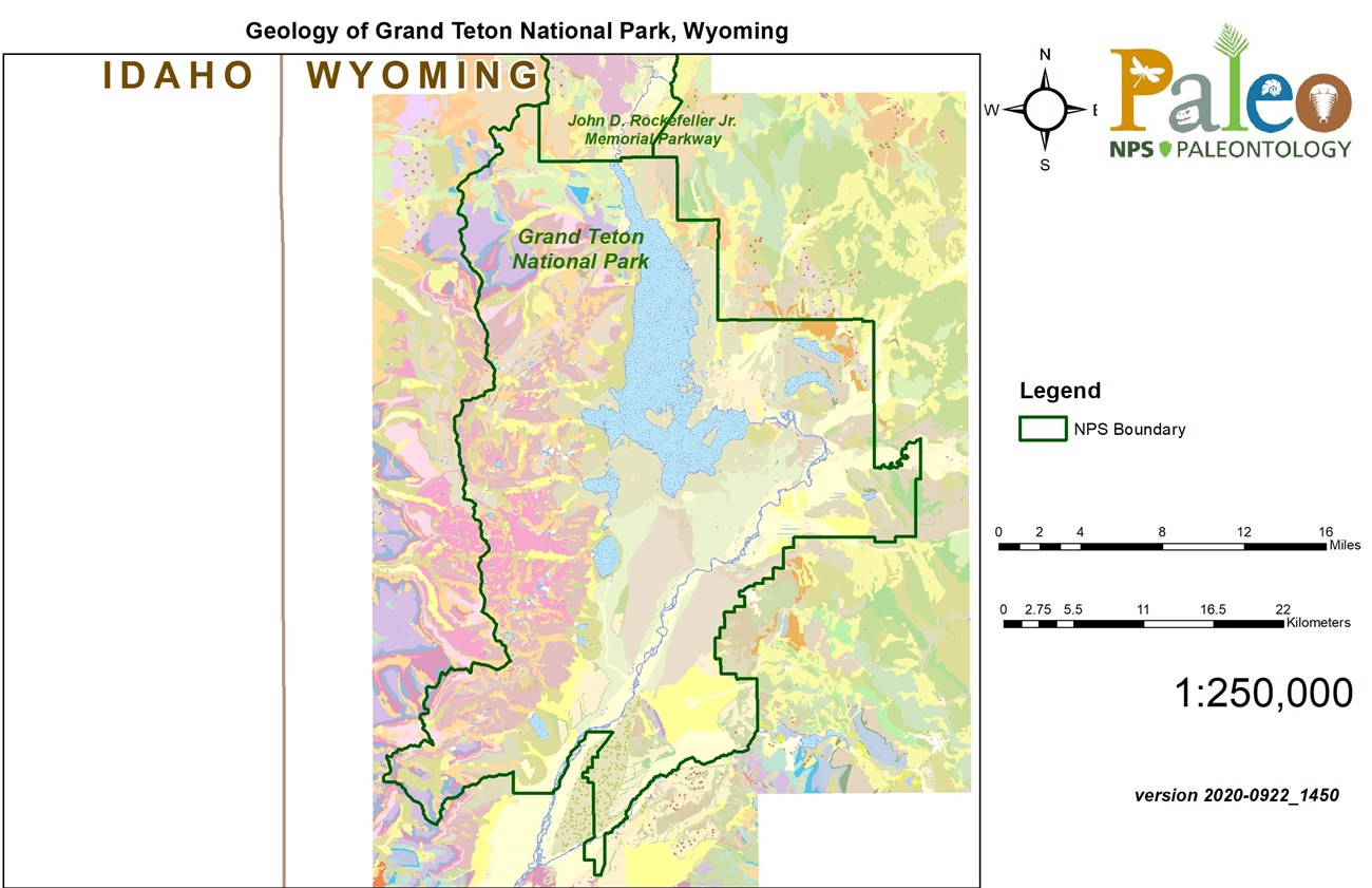 geologic map of the park