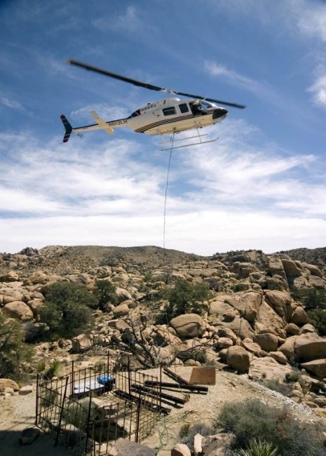 helicopter delivering supplies 650x A helicopter delivering supplies