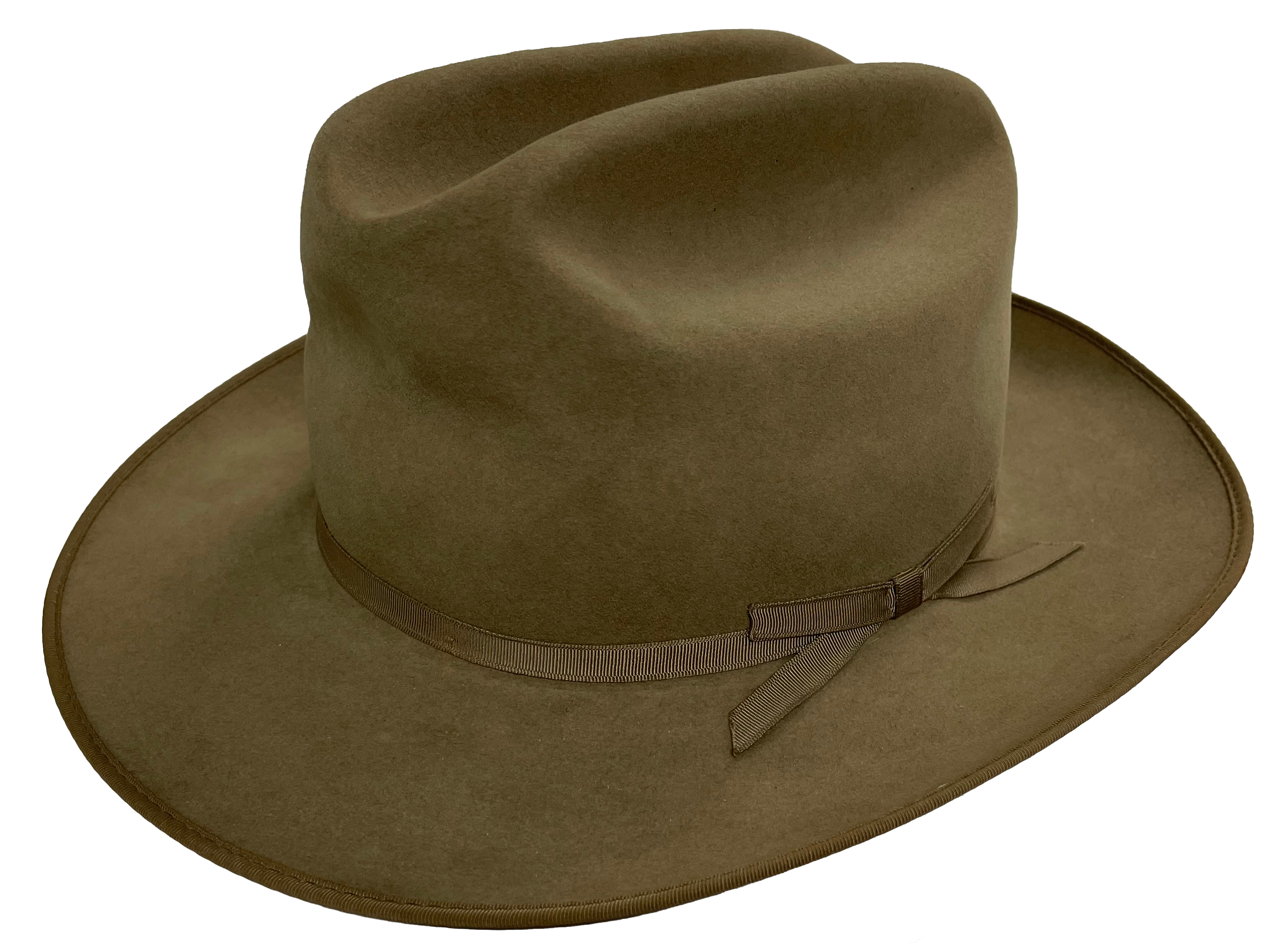 Open Road Stetson Hat Brown hat with brim