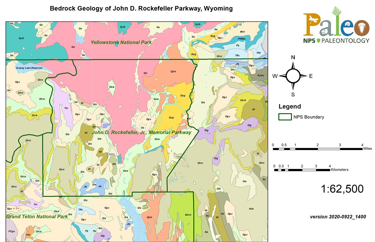 geologic map of the park