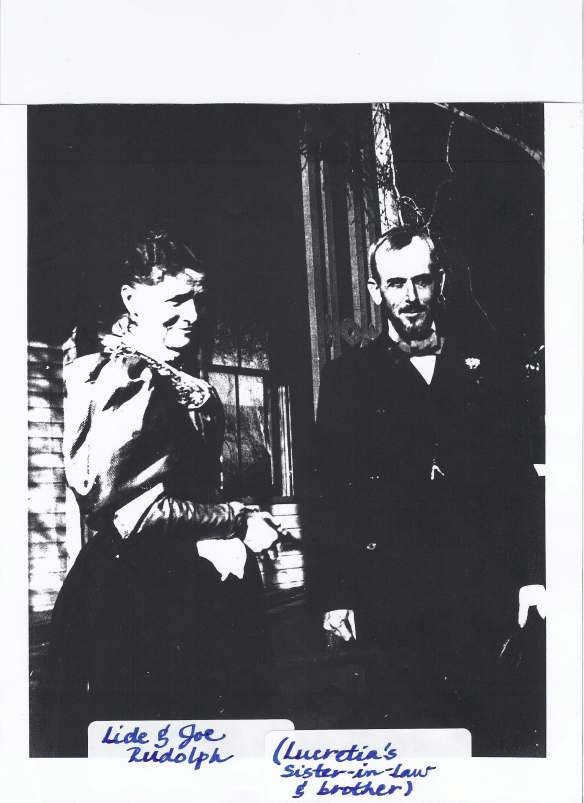joe-rudolph Lide Rudolphon the left with white hair and Joe Rudolph in a suit on the right