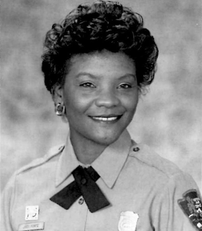 Portrait of Judy Forte in her NPS uniform.