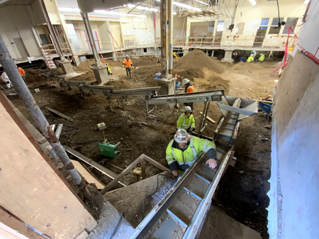 Removing the failing slab in the Ahwahnee kitchen. Removing the failing slab in the Ahwahnee kitchen.